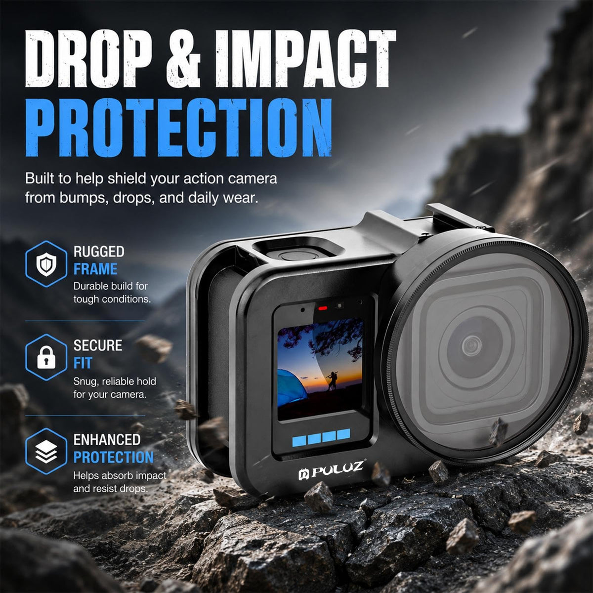 Aluminum Alloy Cage with UV Lens W2894