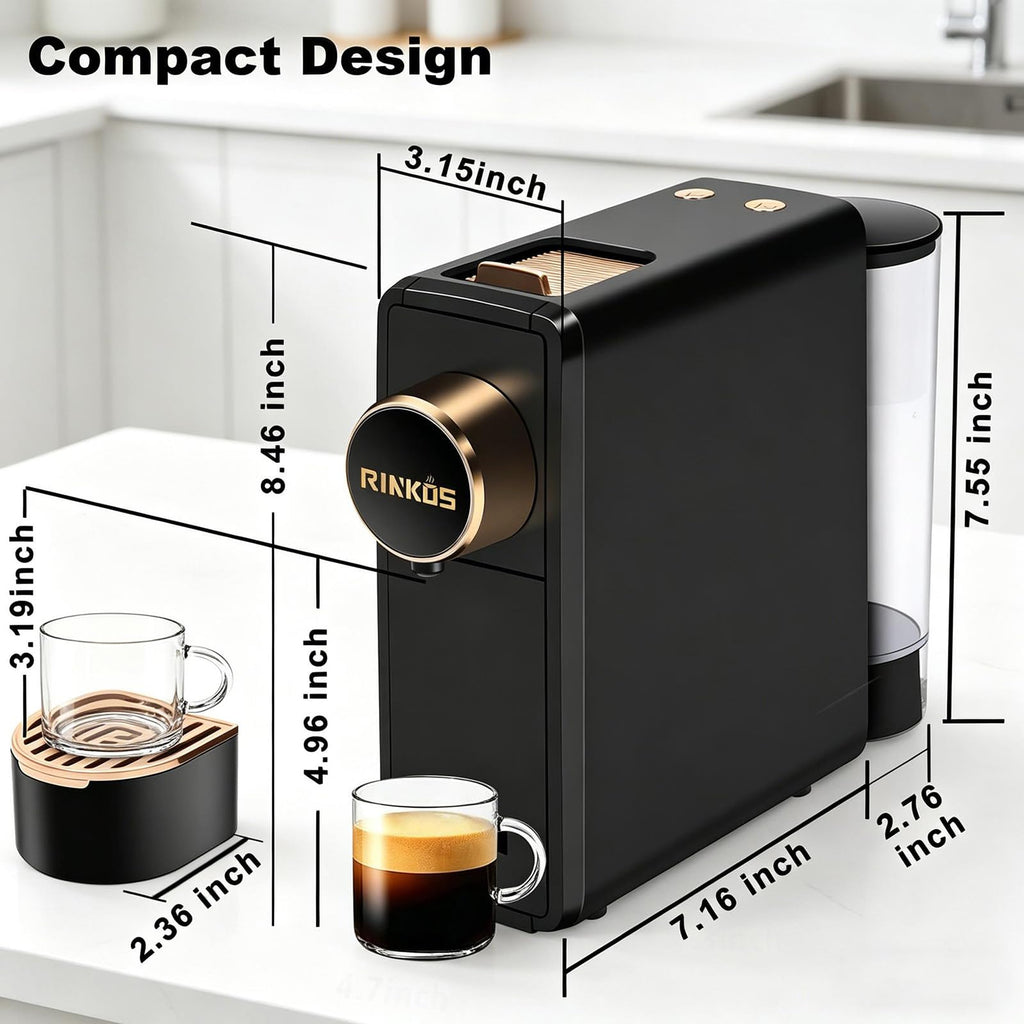 20 Bar Programmable Espresso Machine with 18oz Tank M72840