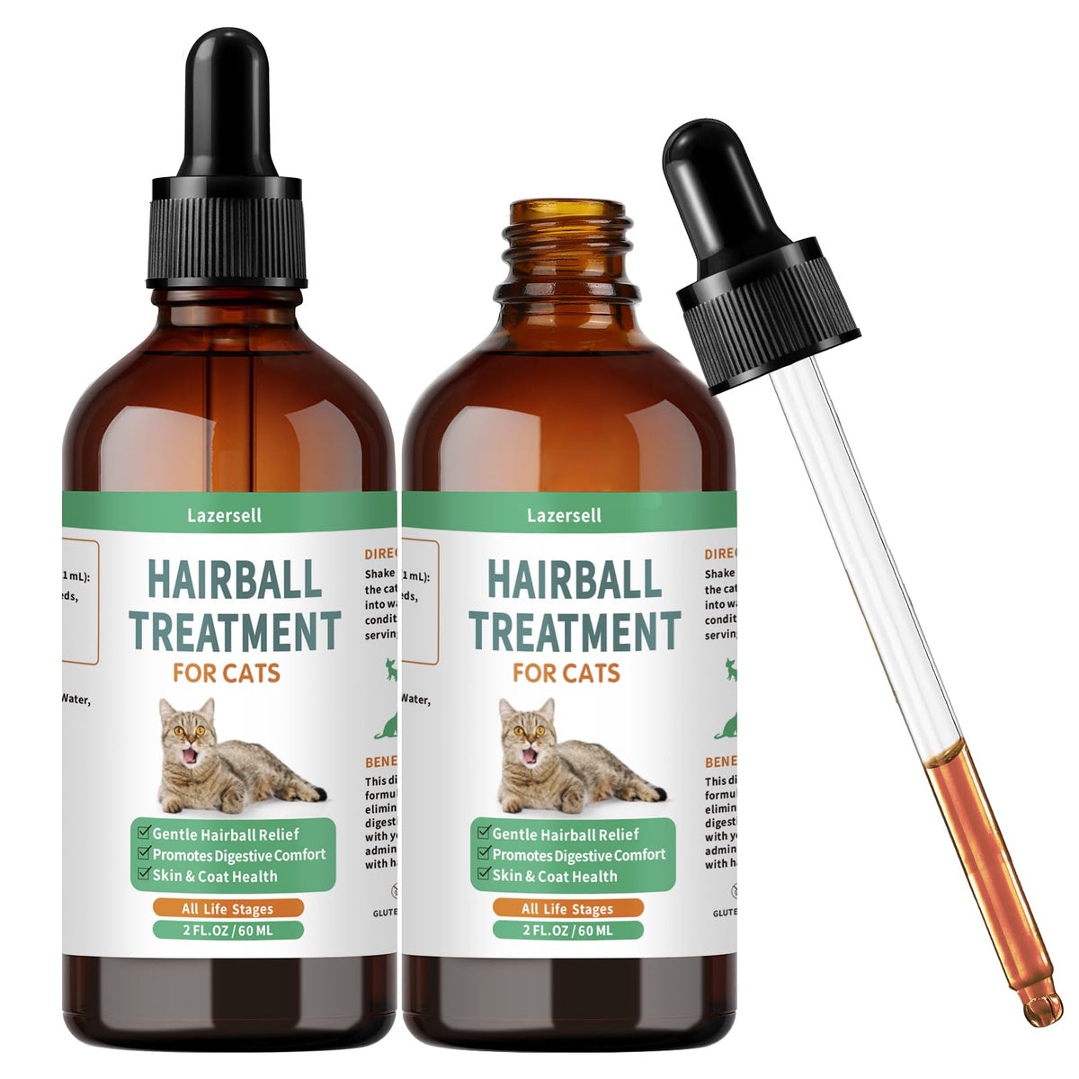 Cat Hairball Remedy with Natural Ingredients & Vitamins W1115