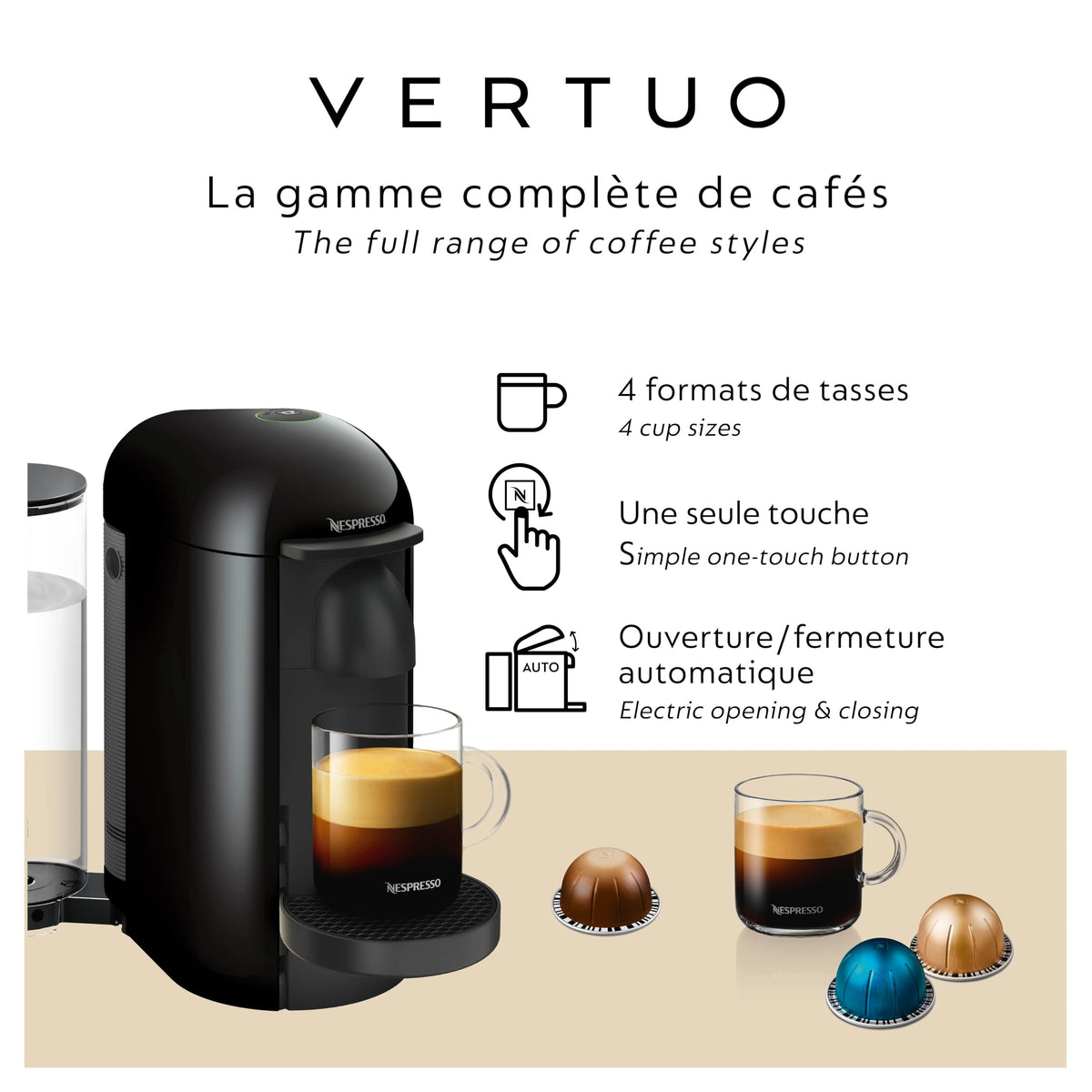 Ink Black Coffee and Espresso Maker T5339