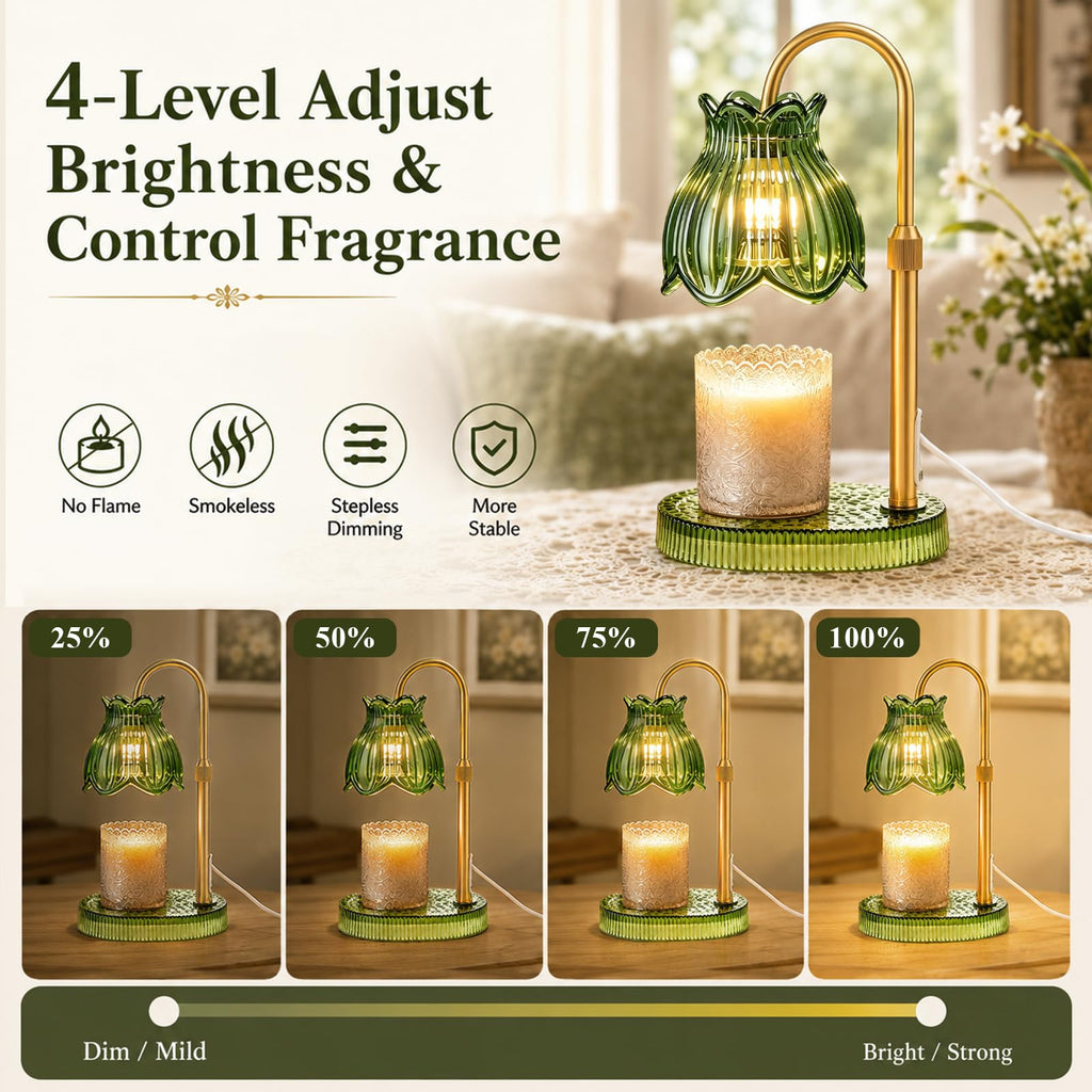 Candle Warmer Lamp with Timer Dimmer M47175