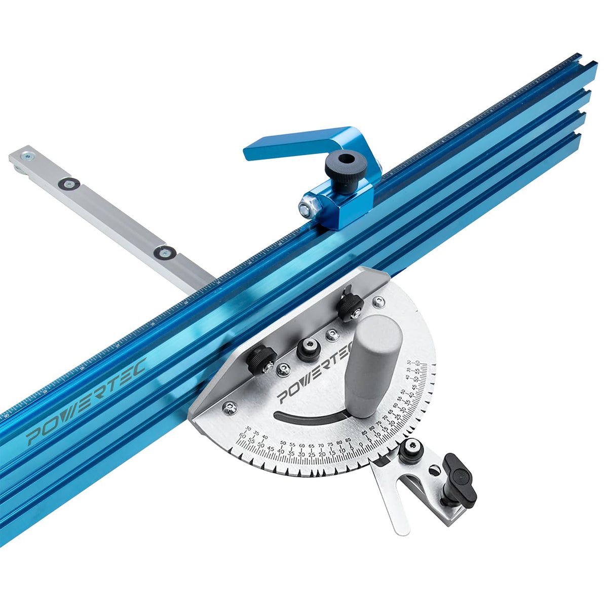 Table Saw Precision Miter Gauge System with 27 Angle Stops and T-Slotted Miter Bar L823804