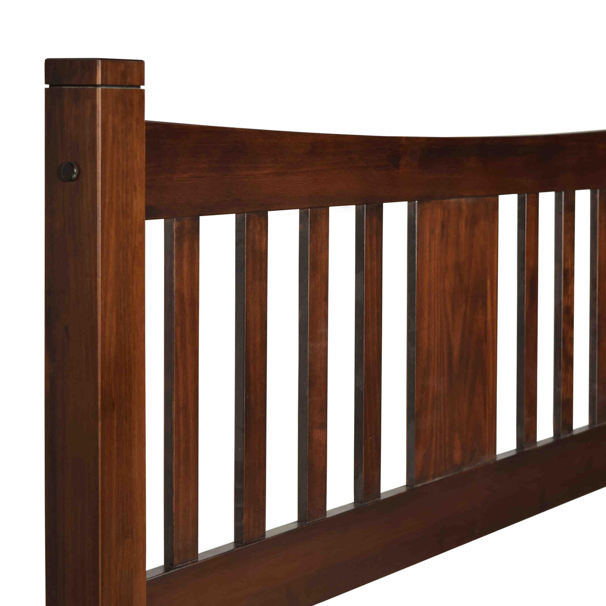 King Size Cherry Solid Wood Platform Bed Q9836