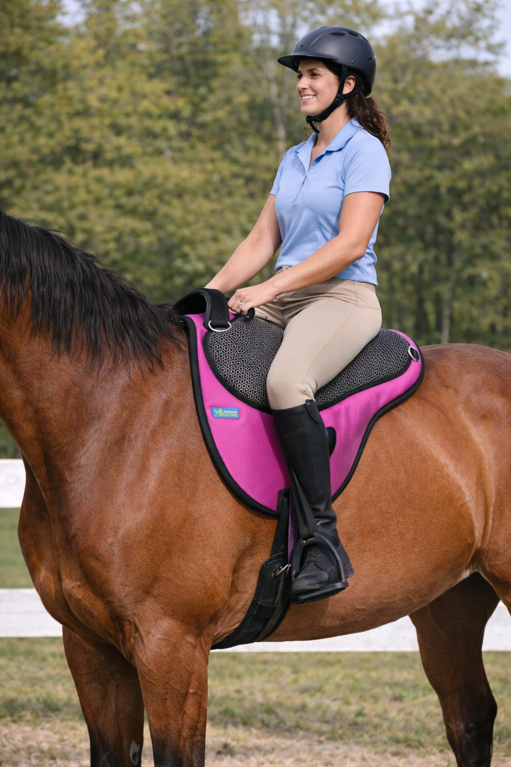Neoprene Padded Anti-Slip Bareback Saddle Pad O11486