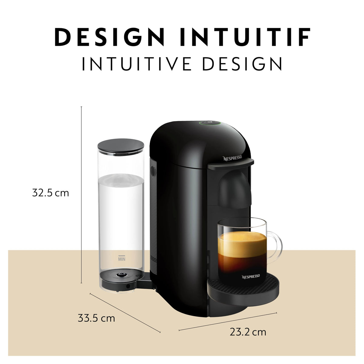 Ink Black Coffee and Espresso Maker T5339