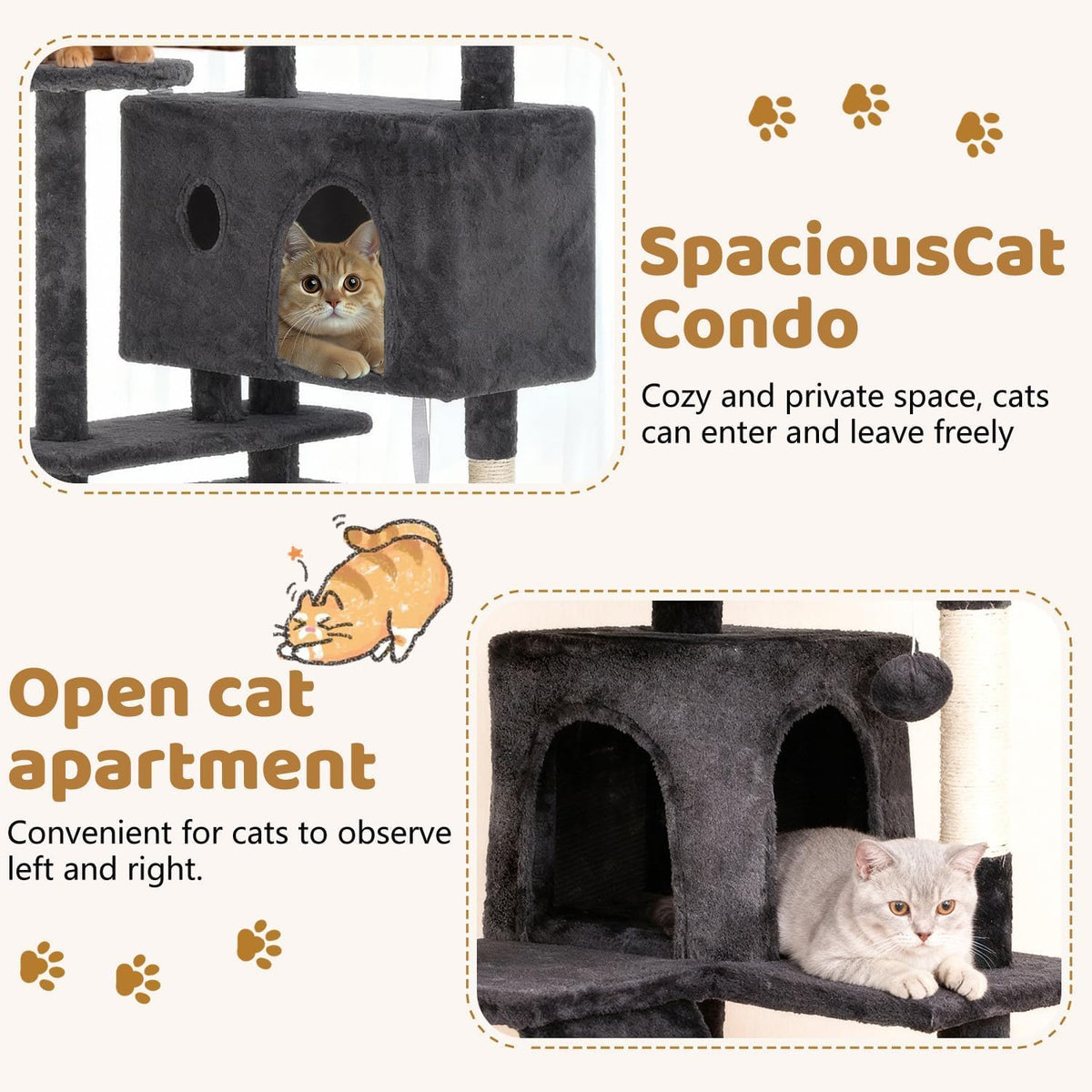 70" Multi-Level Cat Tree N417903