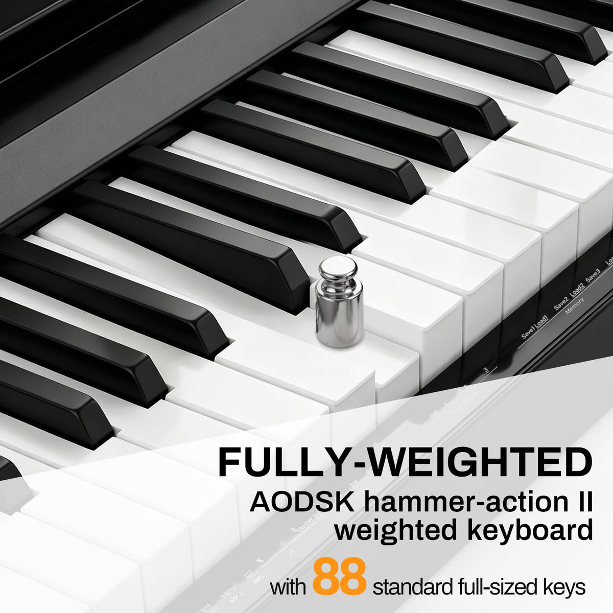 88-Key Portable Weighted Digital Piano H8830