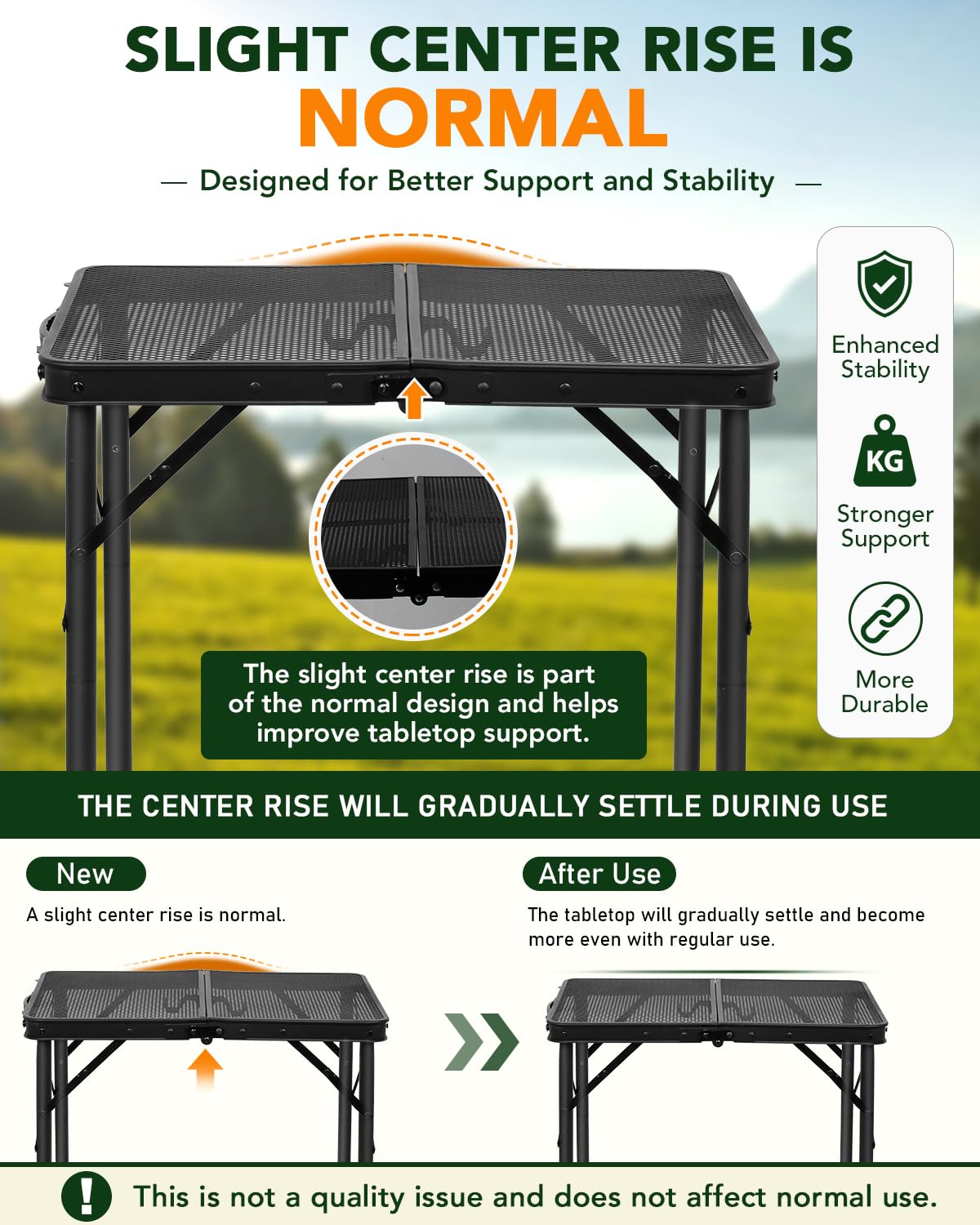 2 Ft Folding Camping Table K667754