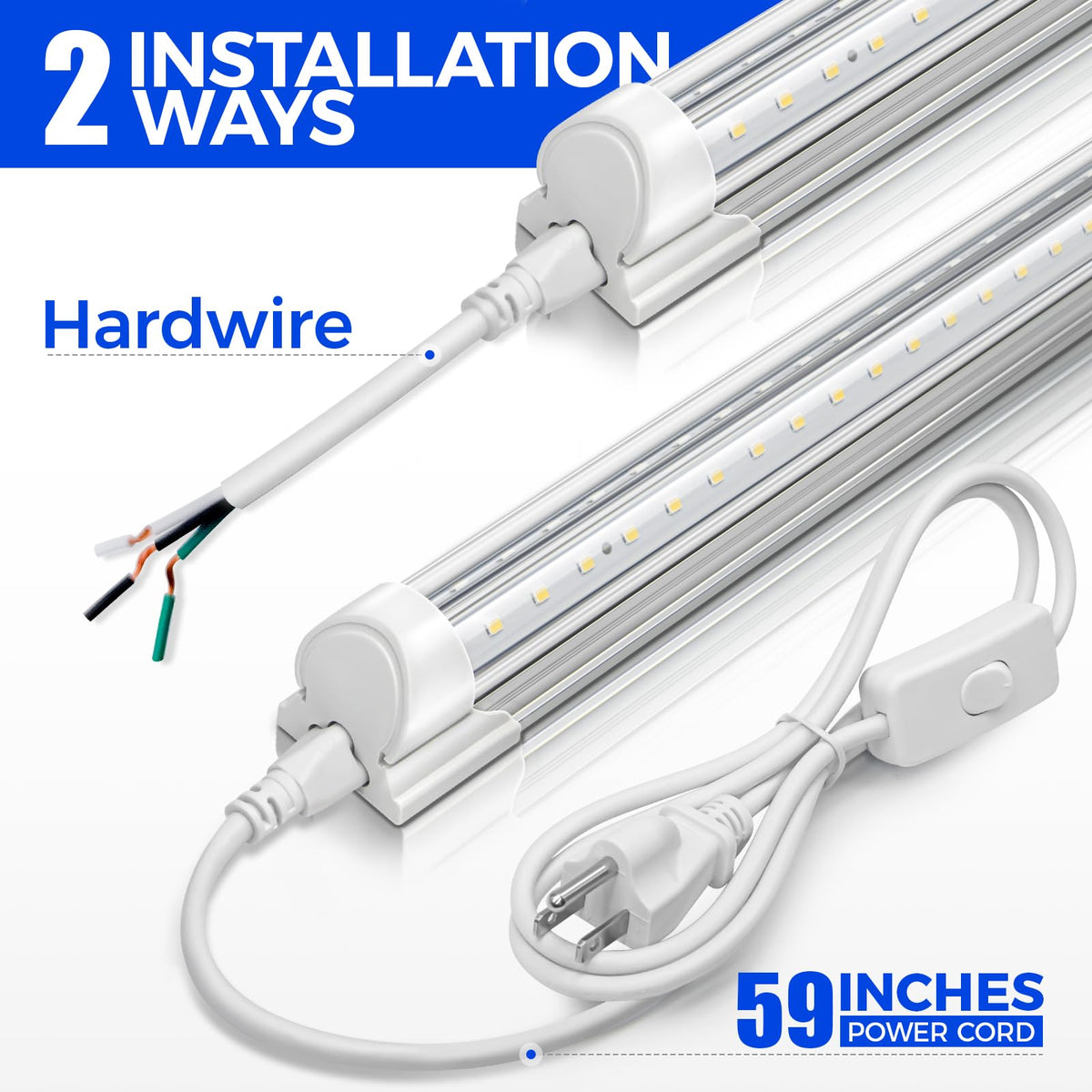2FT LED Shop Lights 4 Pack R880743