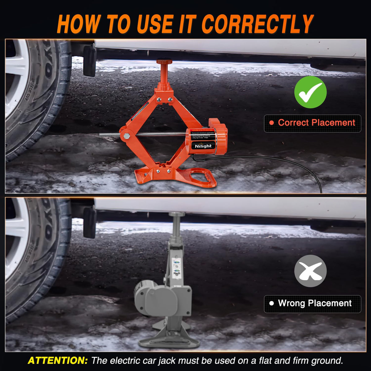 3 Ton 12V Electric Car Jack W82061