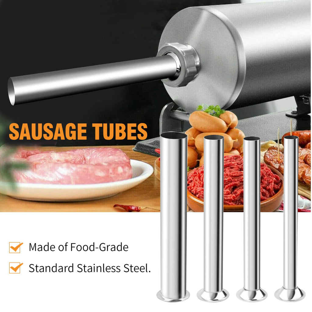 Stainless Steel Sausage Stuffer with 4 Nozzles B364