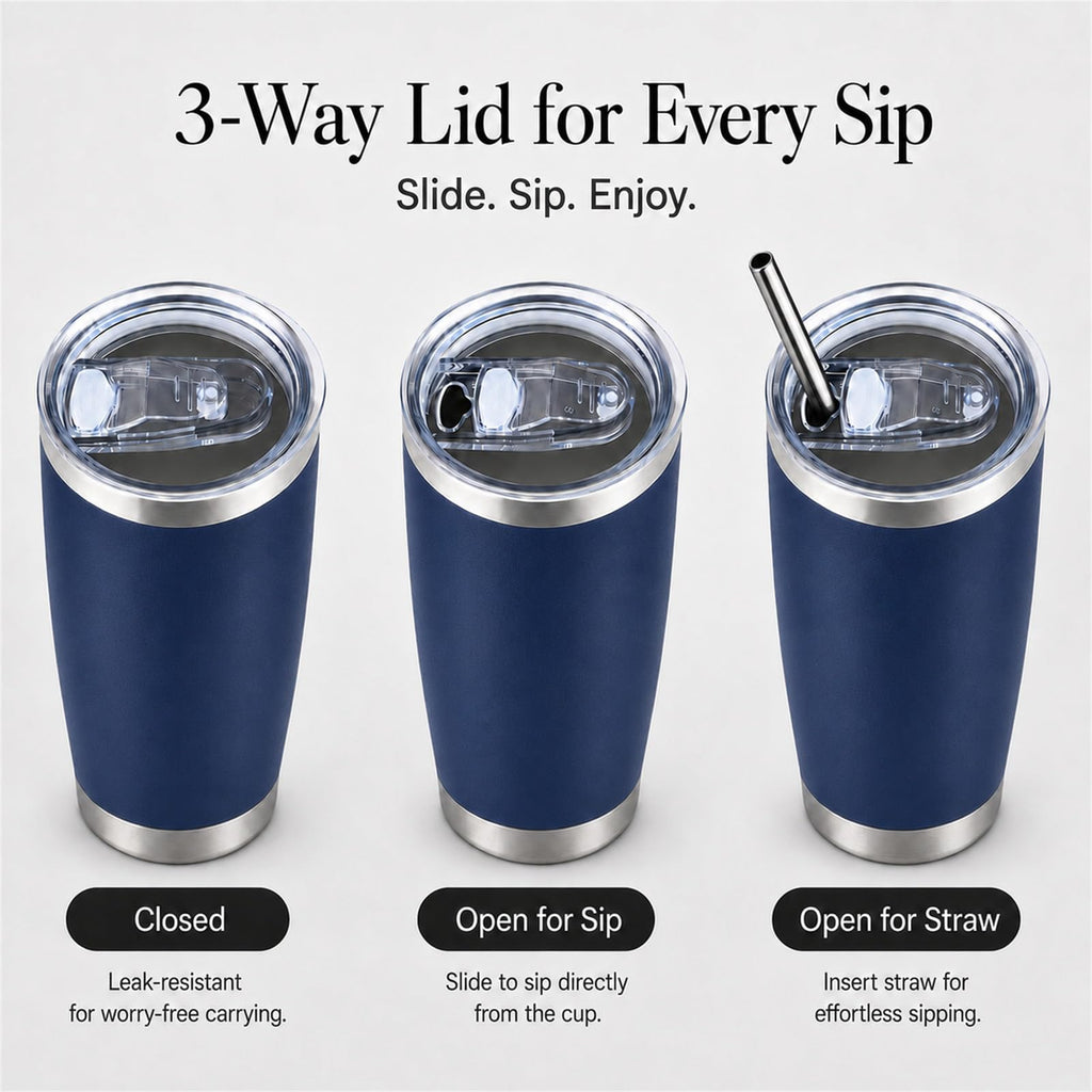 20oz Stainless Steel Insulated Tumblers 12 Pack K834456