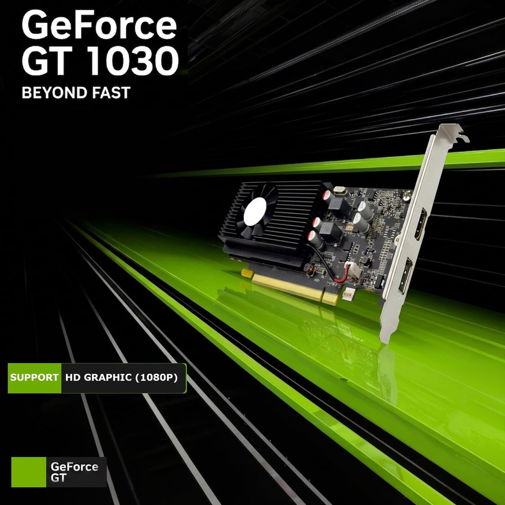 SFF Desktop Computer Intel Core i5 16GB RAM 128GB SSD 500GB HDD GT 1030 Gaming PC U14896