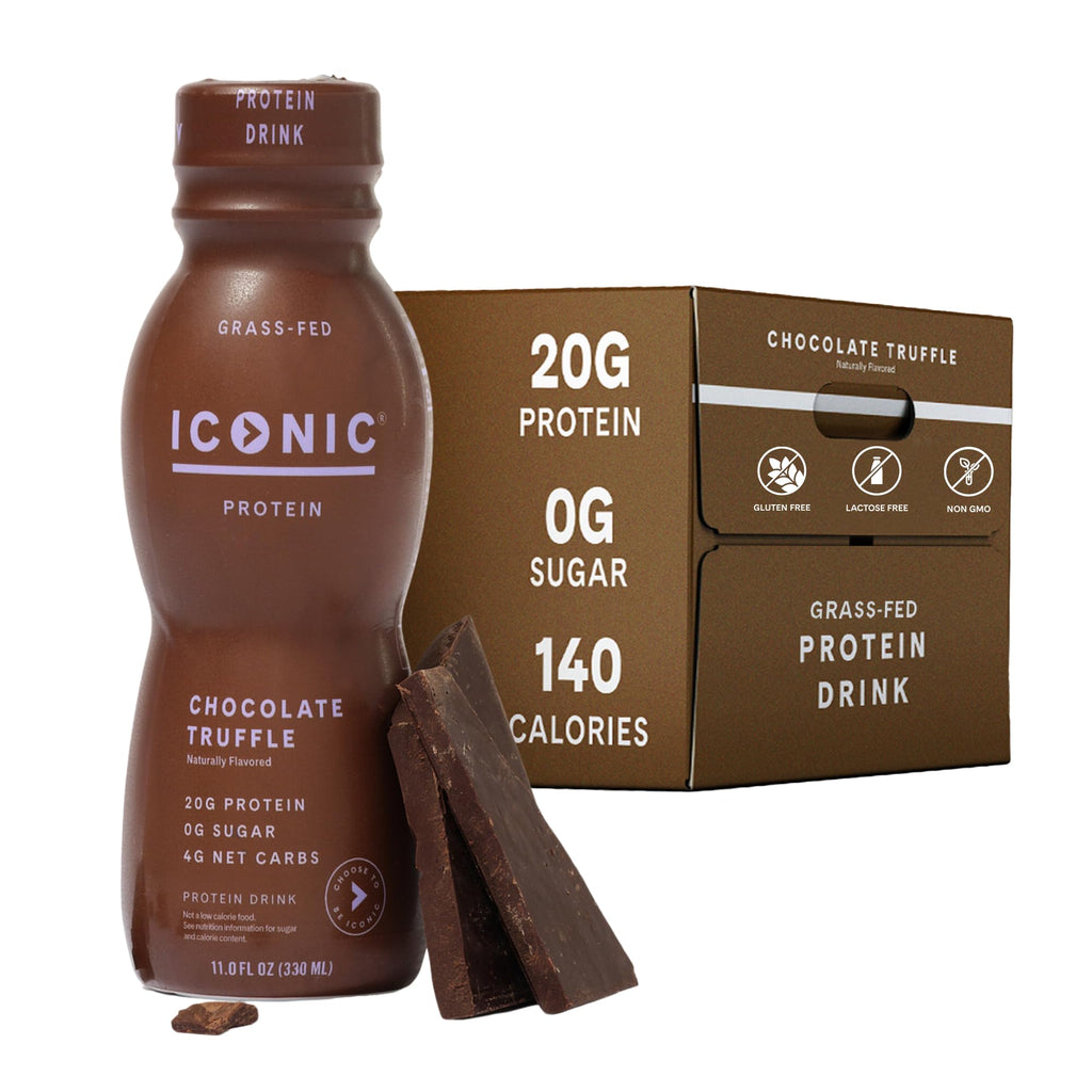 Chocolate Truffle Sugar Free Low Carb Protein Drinks 12 Pack O8990