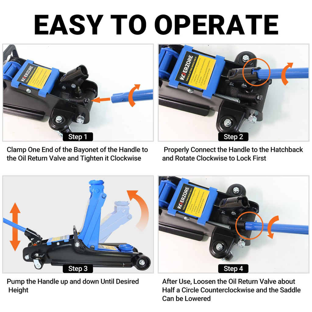 2.5 Ton Low Profile Hydraulic Floor Jack V227667