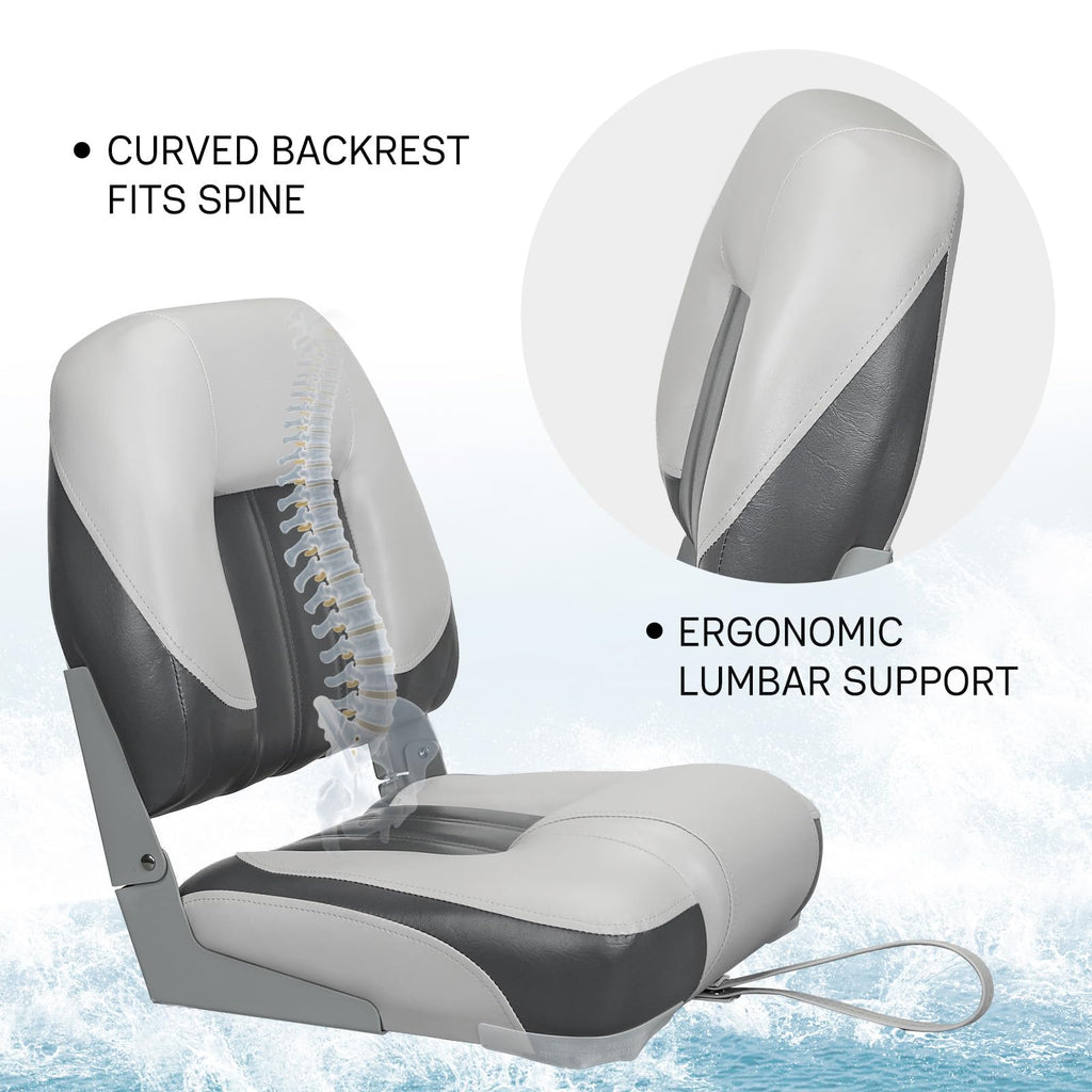 2 Pack Folding Boat Seats A7674
