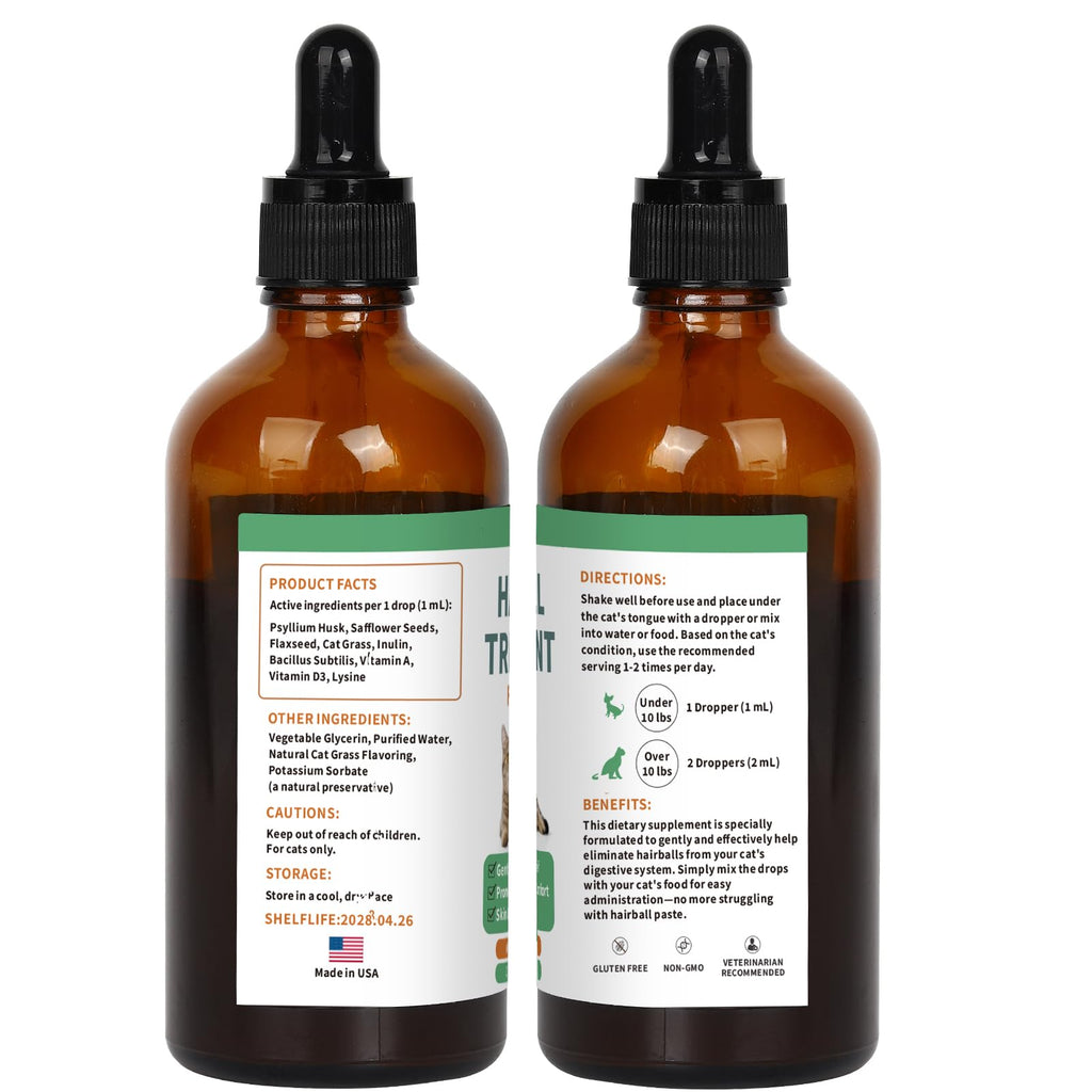 Cat Hairball Remedy with Natural Ingredients & Vitamins W1115