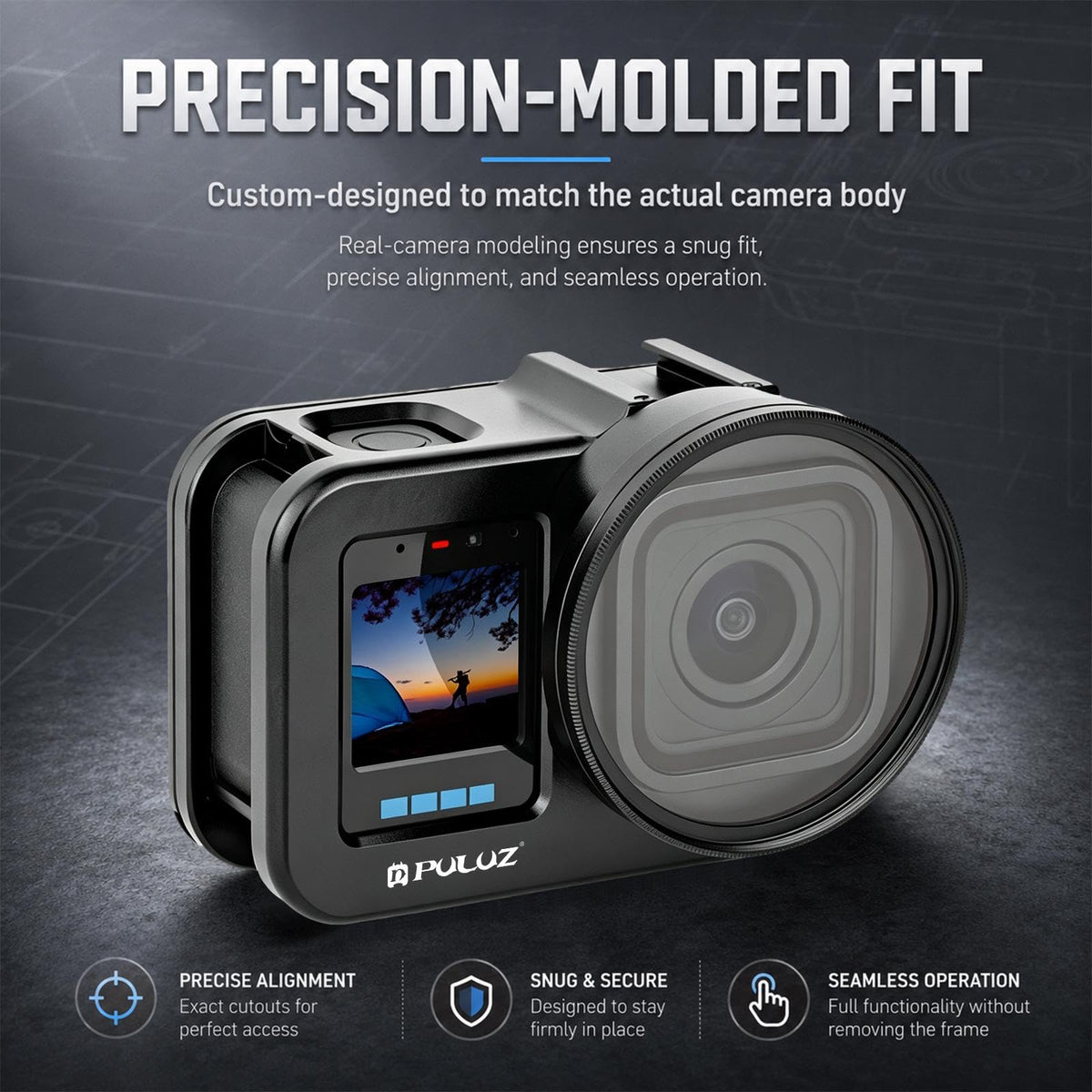 Aluminum Alloy Cage with UV Lens W2894