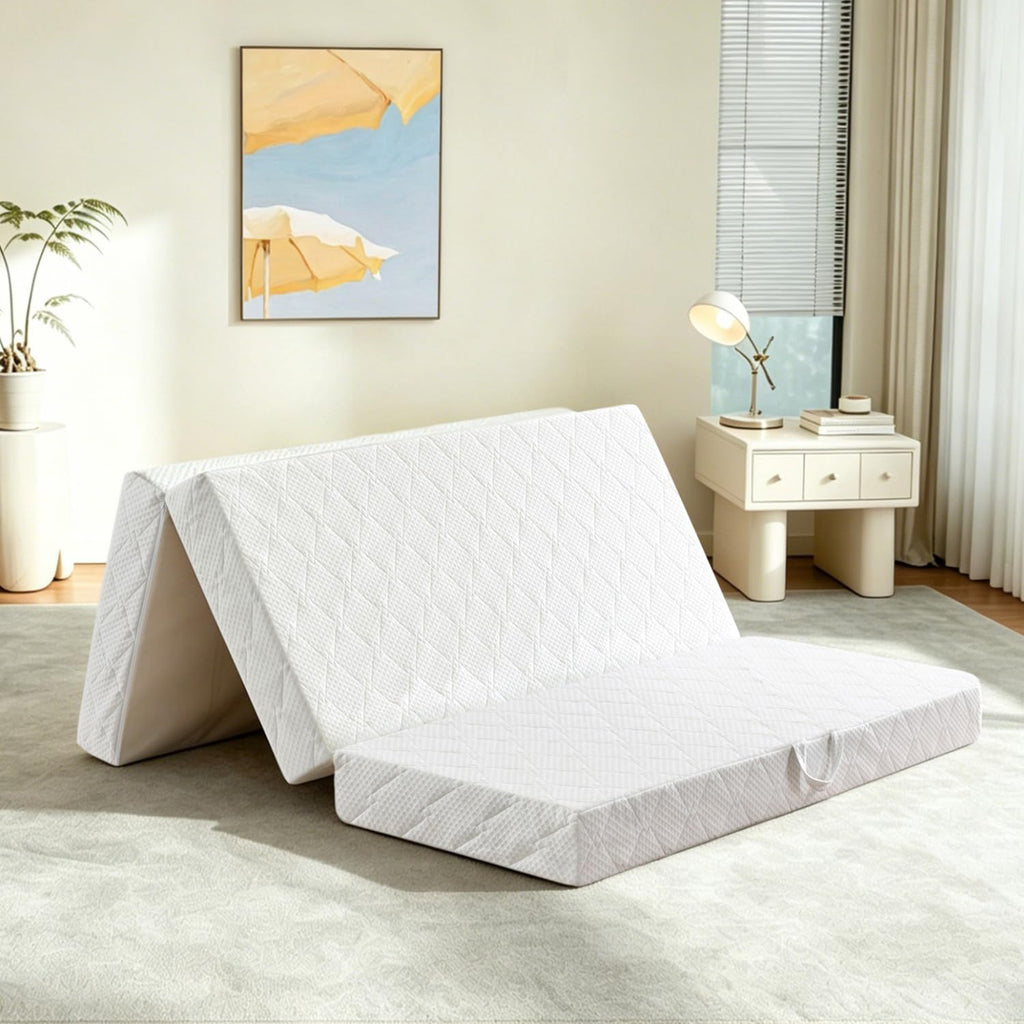 Queen Size Folding Memory Foam Tri-fold Mattress J1523
