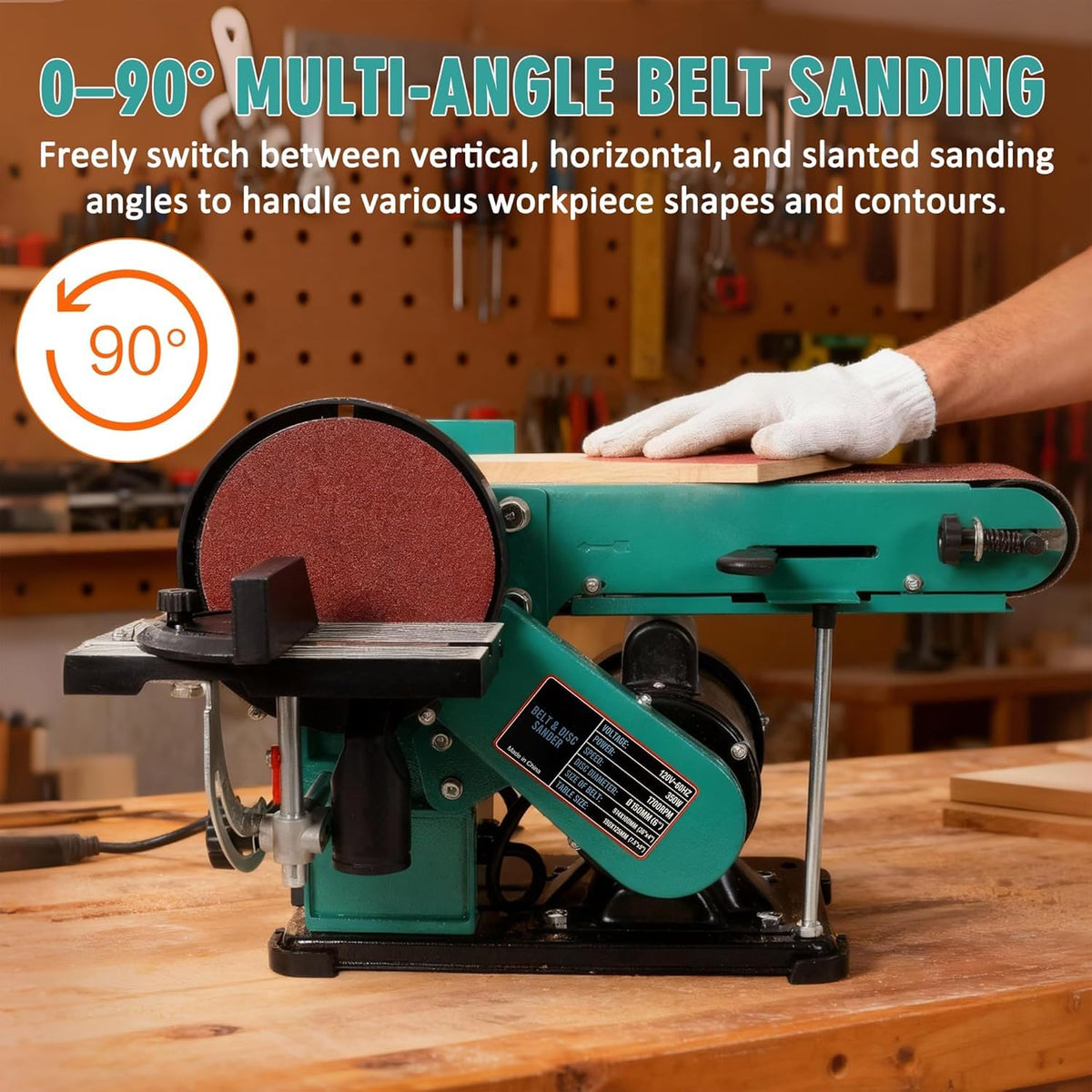 4 x 36 in. Adjustable Belt Sander Z4741