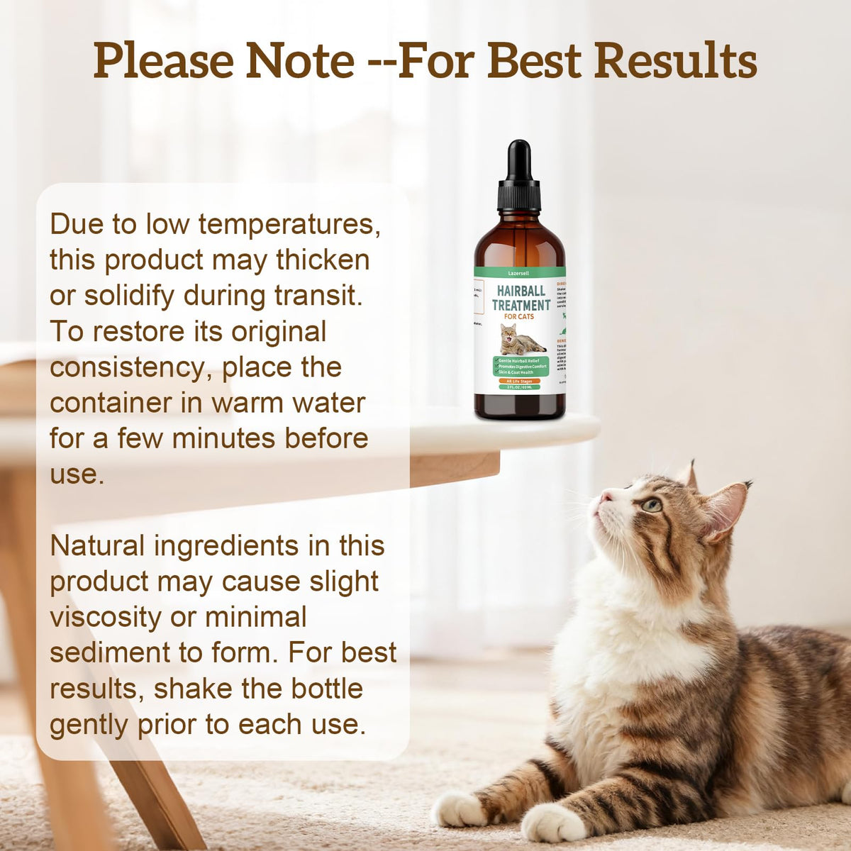 Cat Hairball Remedy with Natural Ingredients & Vitamins W1115