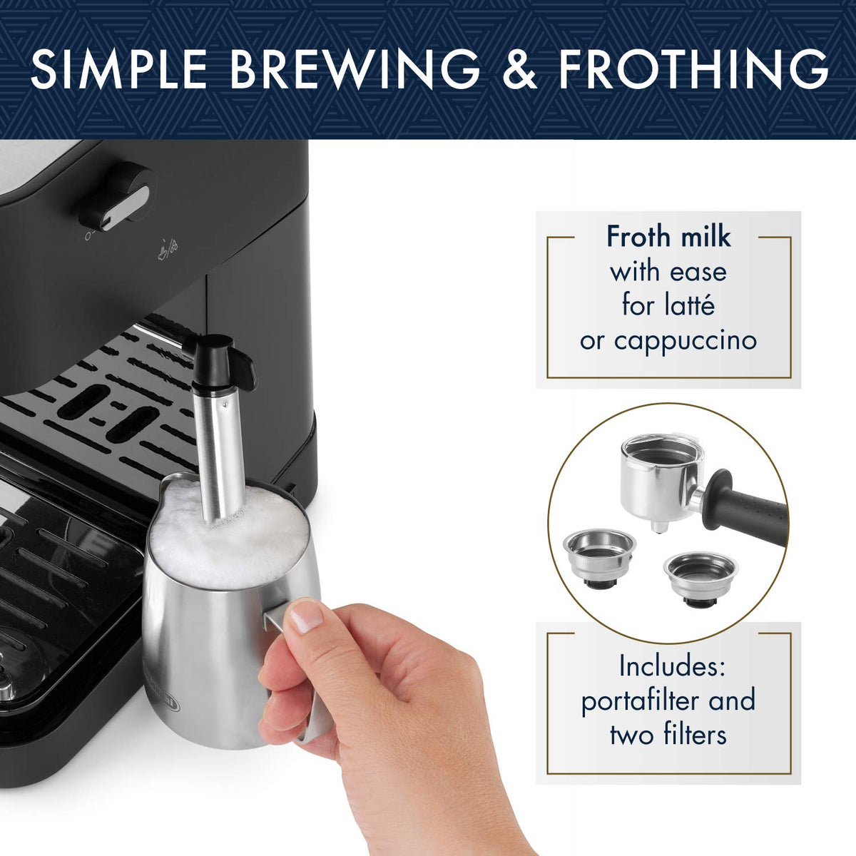 Compact Manual Espresso Machine D810275