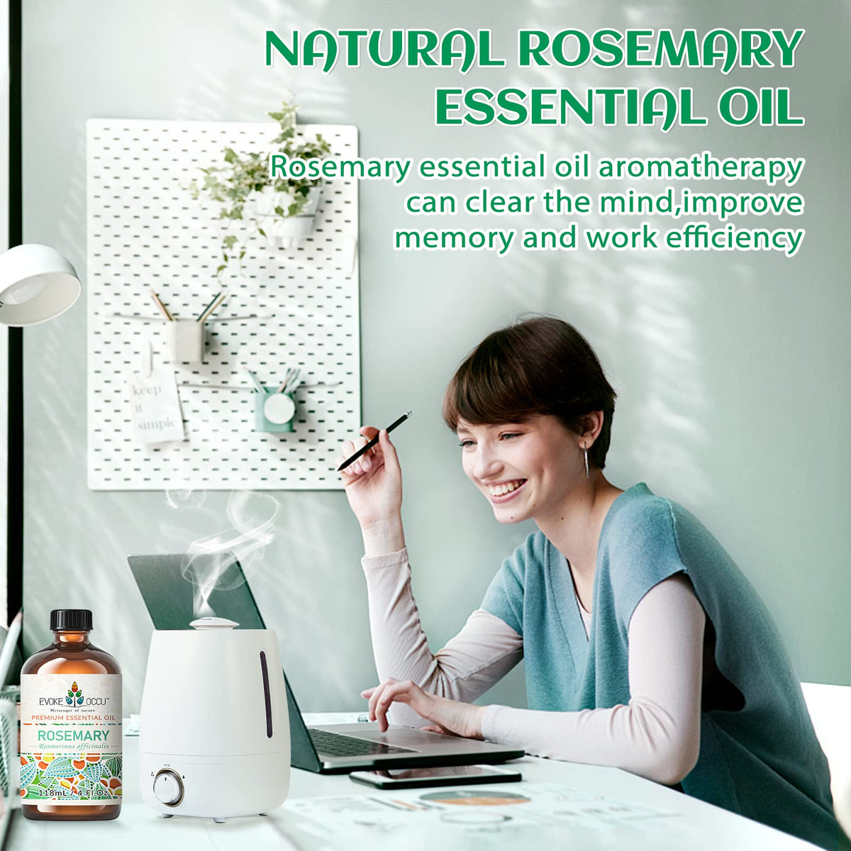 Rosemary Tea Tree Lavender Peppermint Cinnamon Essential Oil 4 FL Oz X142223