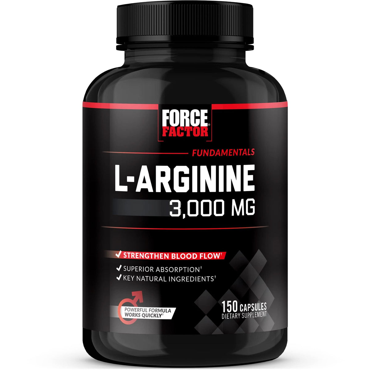 L-Arginine 3000mg Nitric Oxide Supplement 150 Capsules H38282