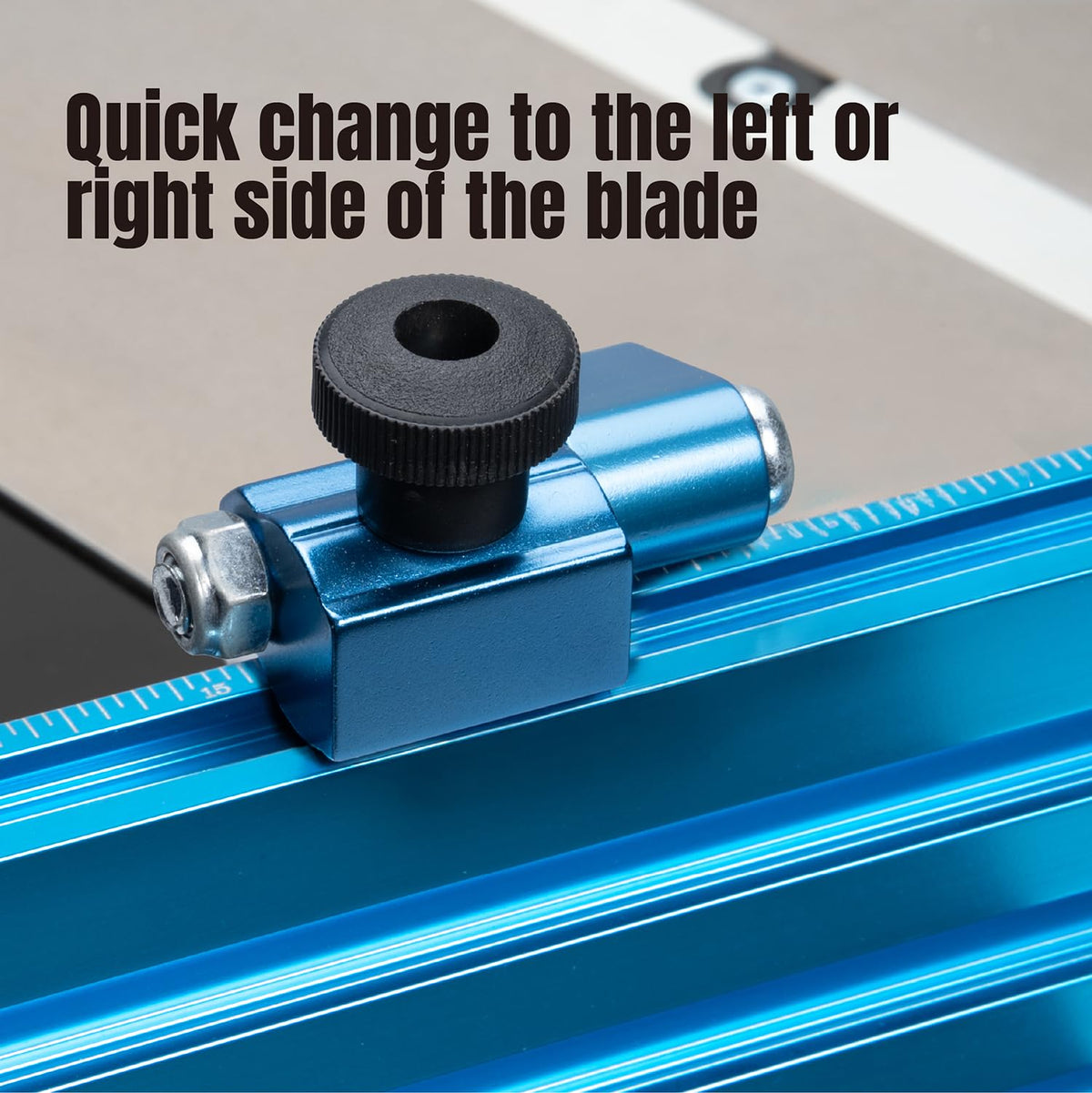 Table Saw Precision Miter Gauge System with 27 Angle Stops and T-Slotted Miter Bar L823804