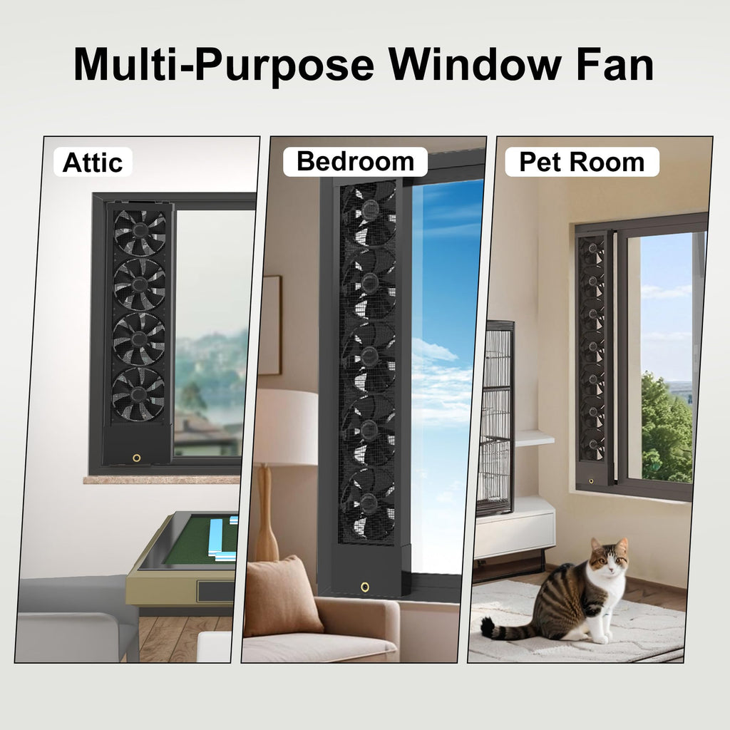 Vertical Window Fan Y106