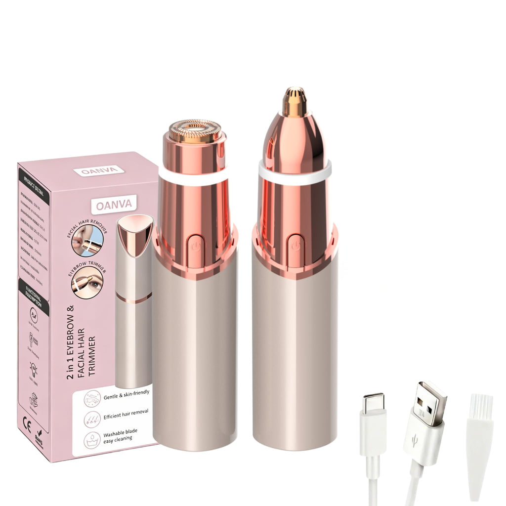 2 in 1 Facial & Eyebrow Hair Trimmer H449