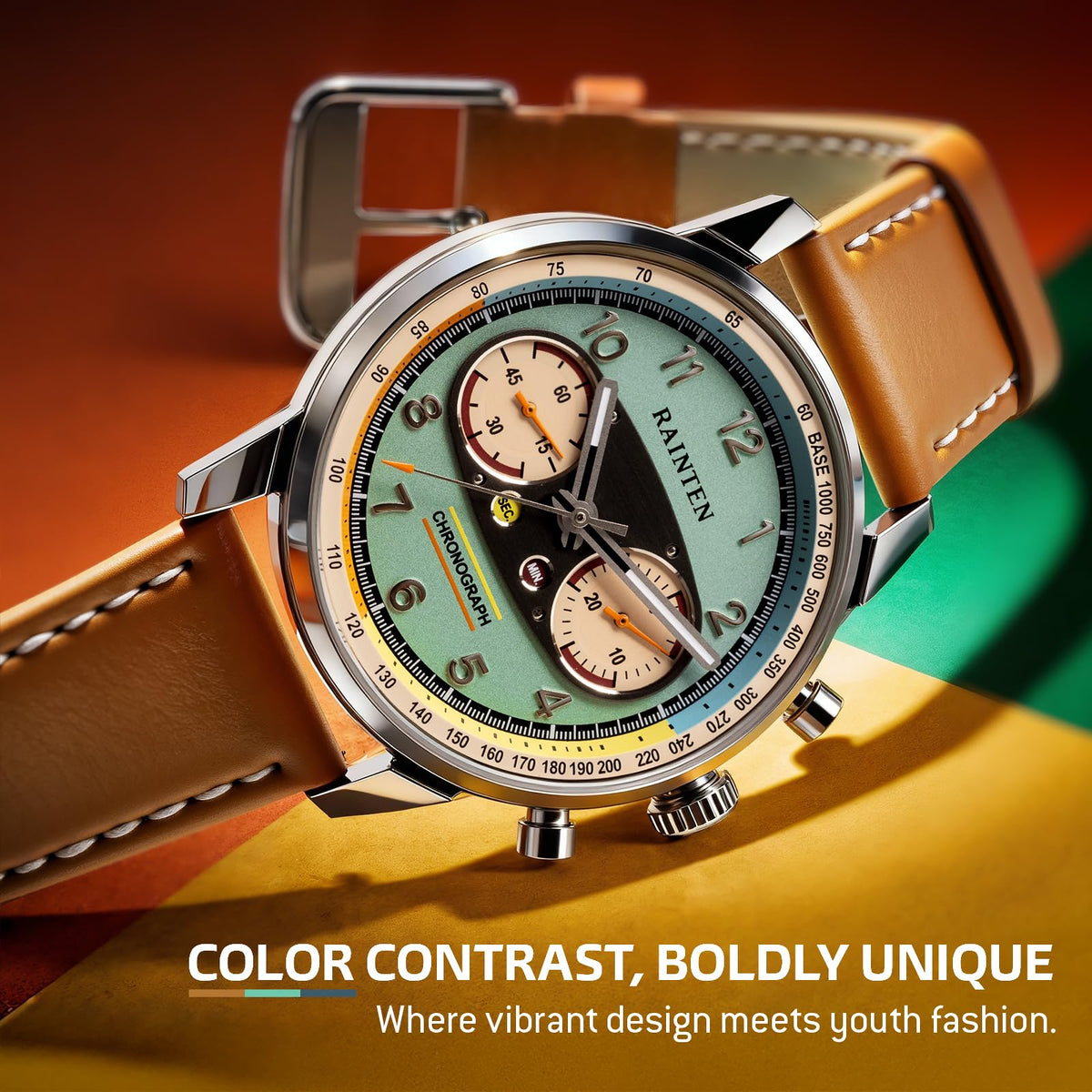 40mm Chronograph Mechanical Watch V5292
