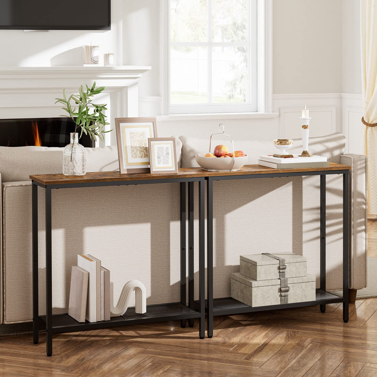 29.5" Narrow 2 Tier Console Table K9523