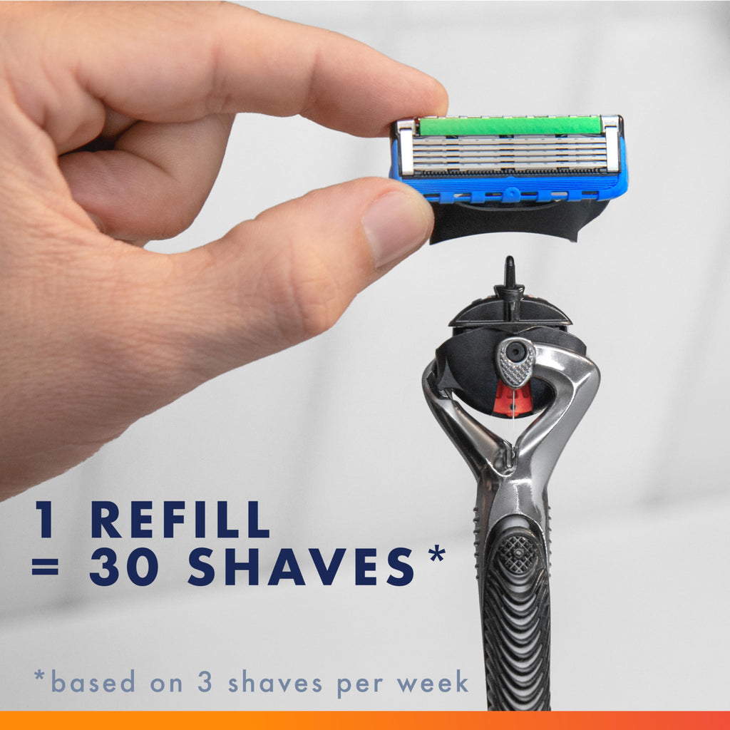 Shaving Razor with 8 Blade Refills G339328