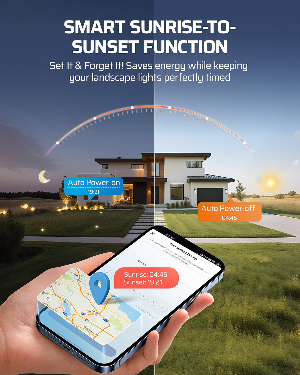 300W WiFi Low Voltage Landscape Transformer N524