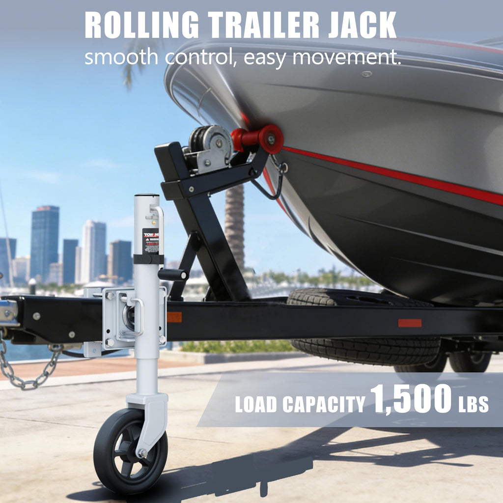 8" Swivel Trailer Jack, 1500 lbs, 10" Lift P730