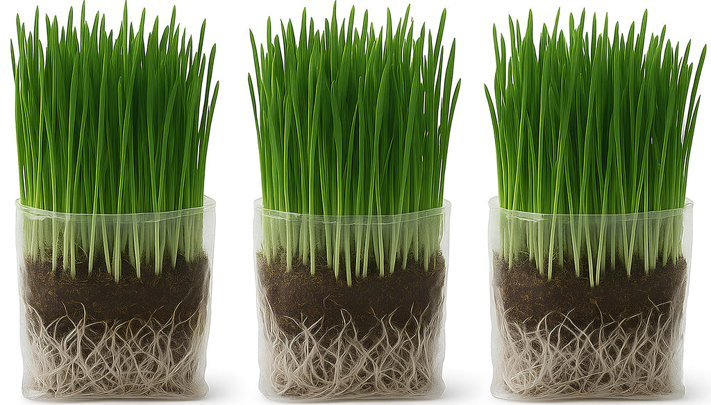 Organic Cat Grass Grow Bag Kit 3 Pack W680770