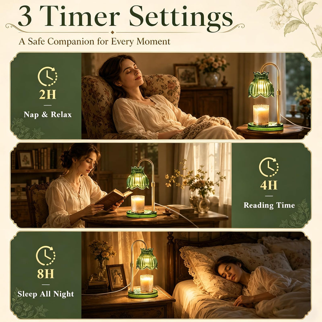 Candle Warmer Lamp with Timer Dimmer M47175