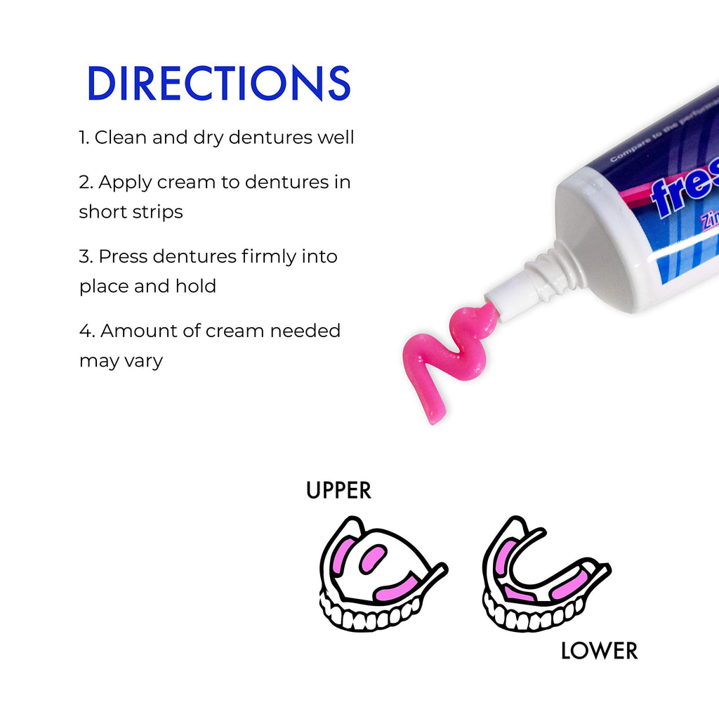 2 oz Zinc Free Denture Adhesive B206539