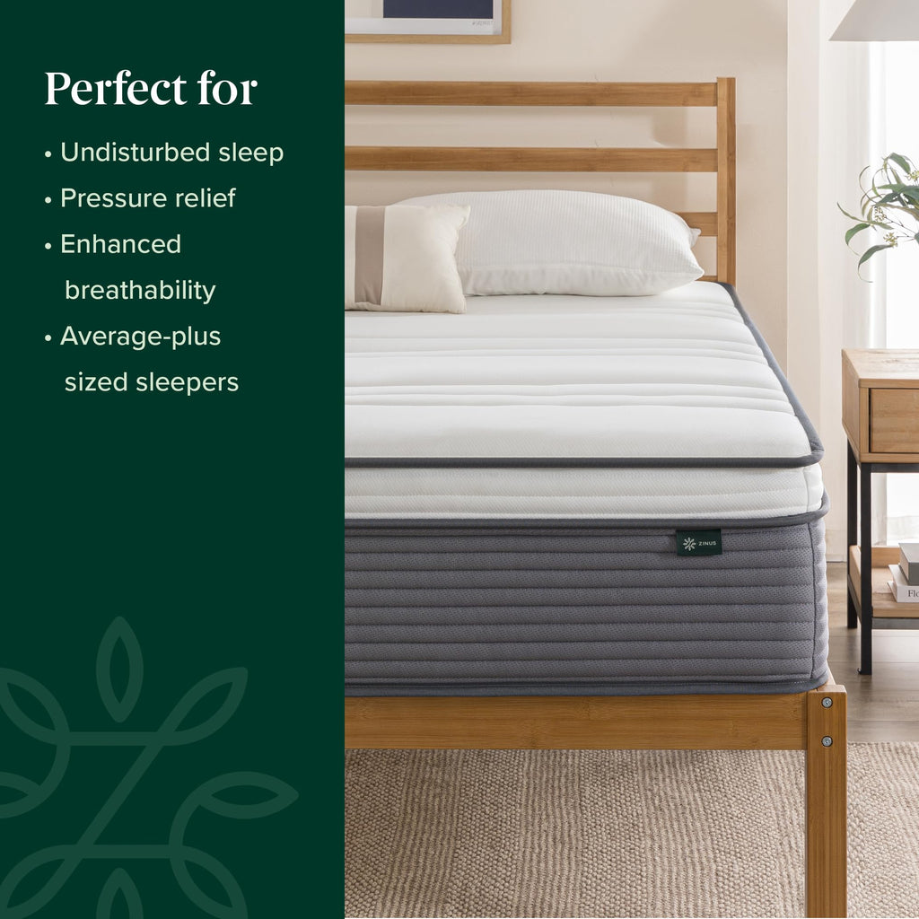 12 Inch King Size Hybrid Mattress O844