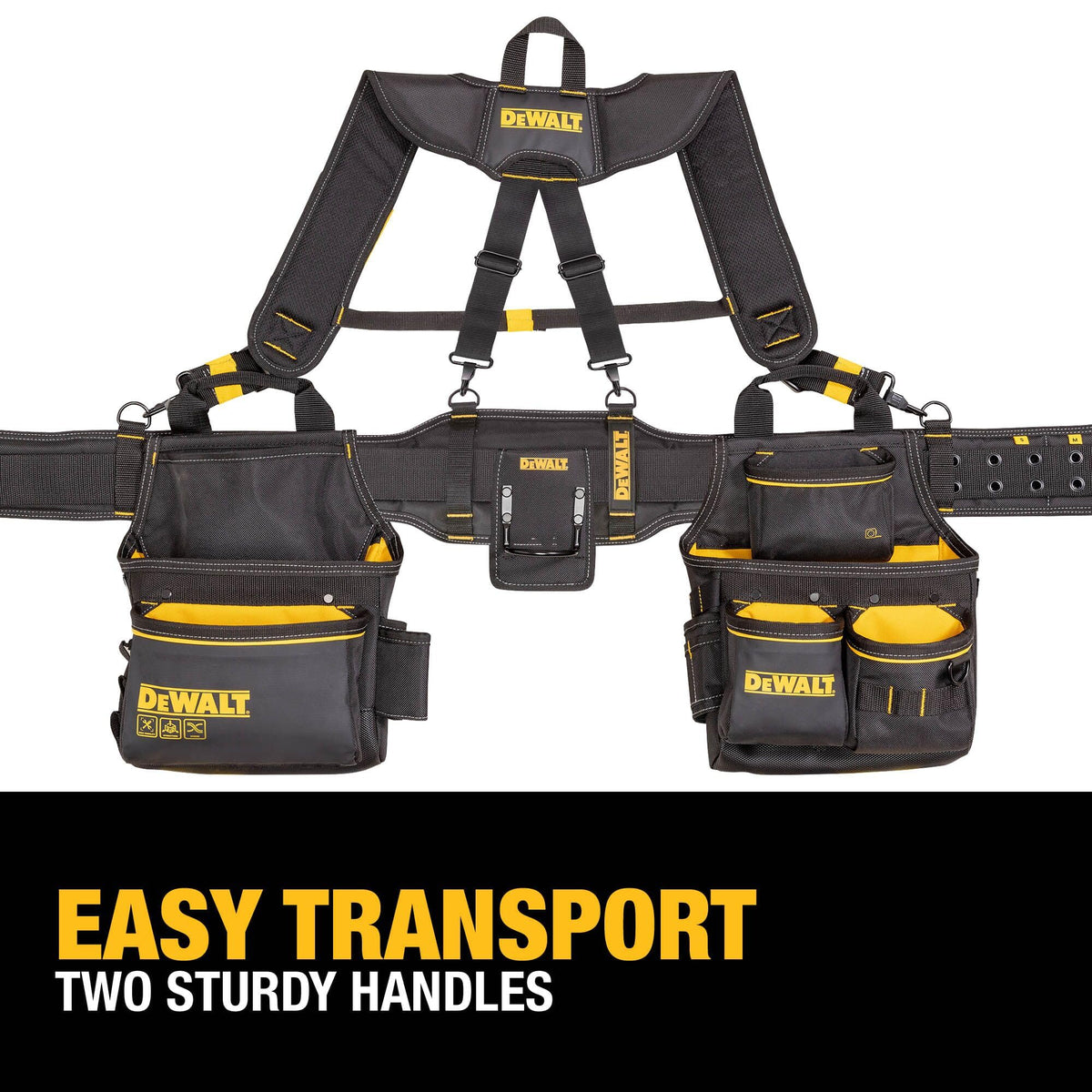 Heavy Duty Tool Belt Organizer with Suspenders and 25 Pockets X235