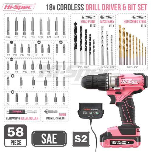 18V Cordless Drill Driver Set H952274