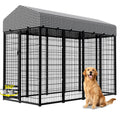 Heavy Duty Outdoor Dog Kennel with Roof Cover B750