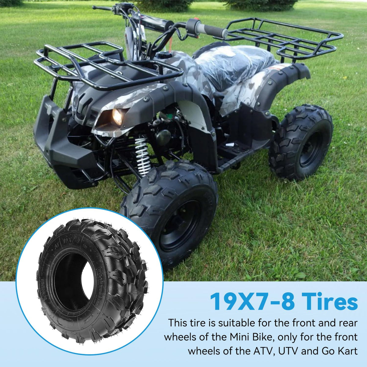 19x7-8 Tubeless Tire Z7535
