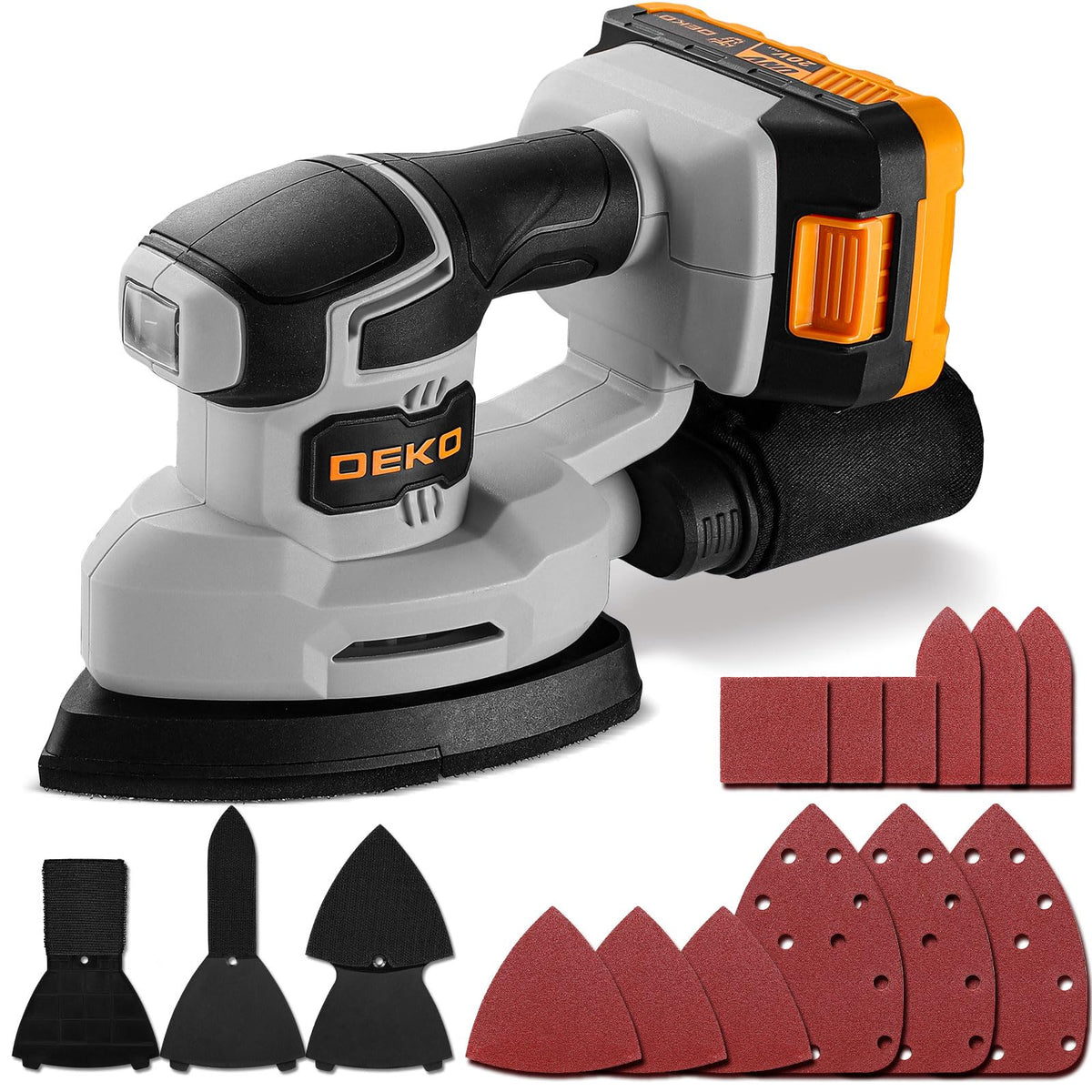 Cordless Detail Sander with Dust Collector Z42776
