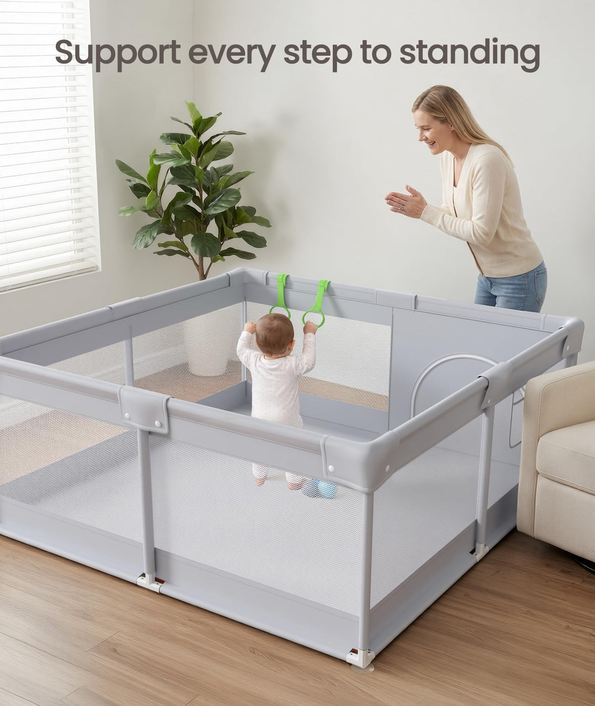 Baby Playpen with Door P954540