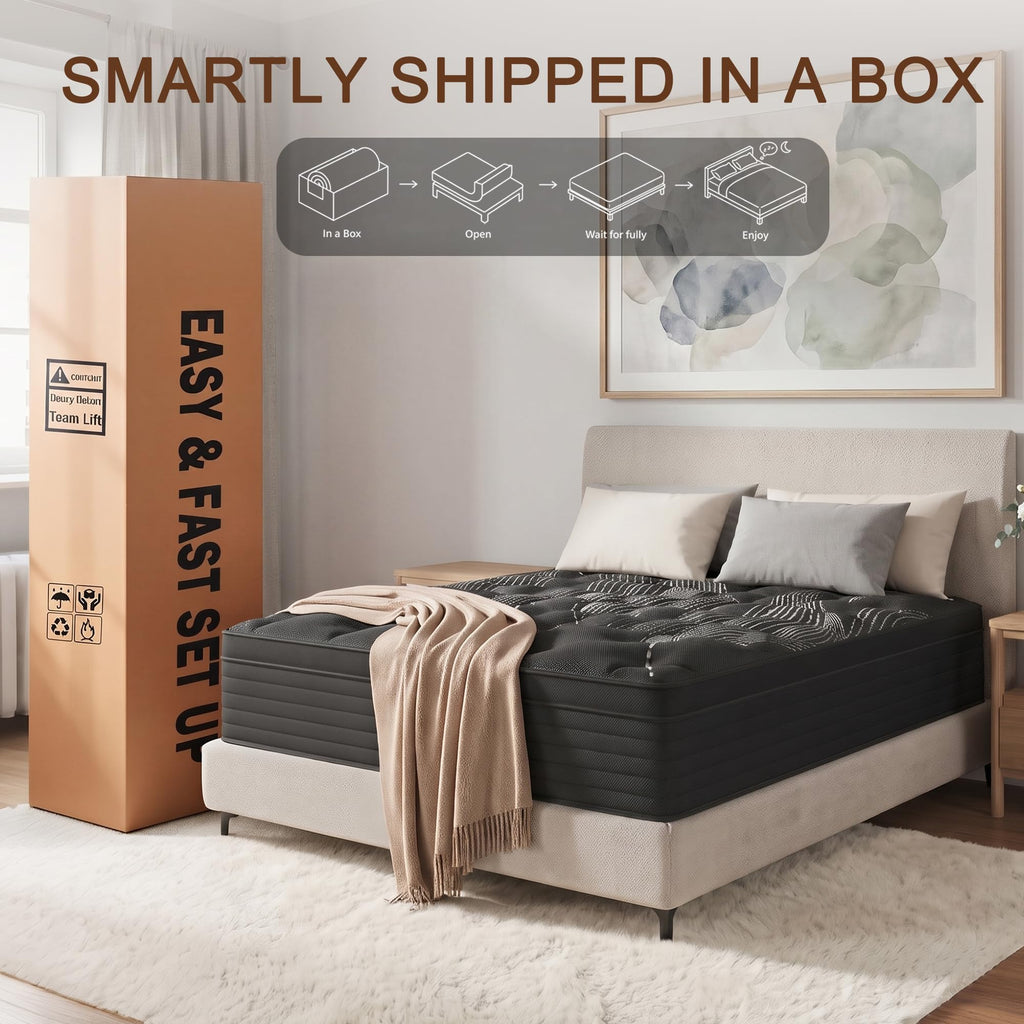 Full Size 12 Inch Hybrid Memory Foam Mattress Z92710