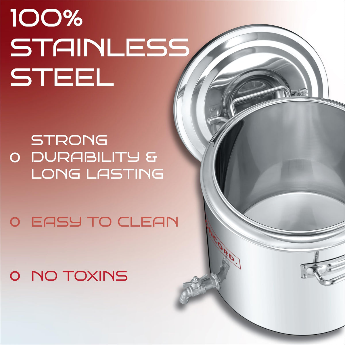 Stainless Steel Insulated Double Wall Stock Pot 40 Quart J6610