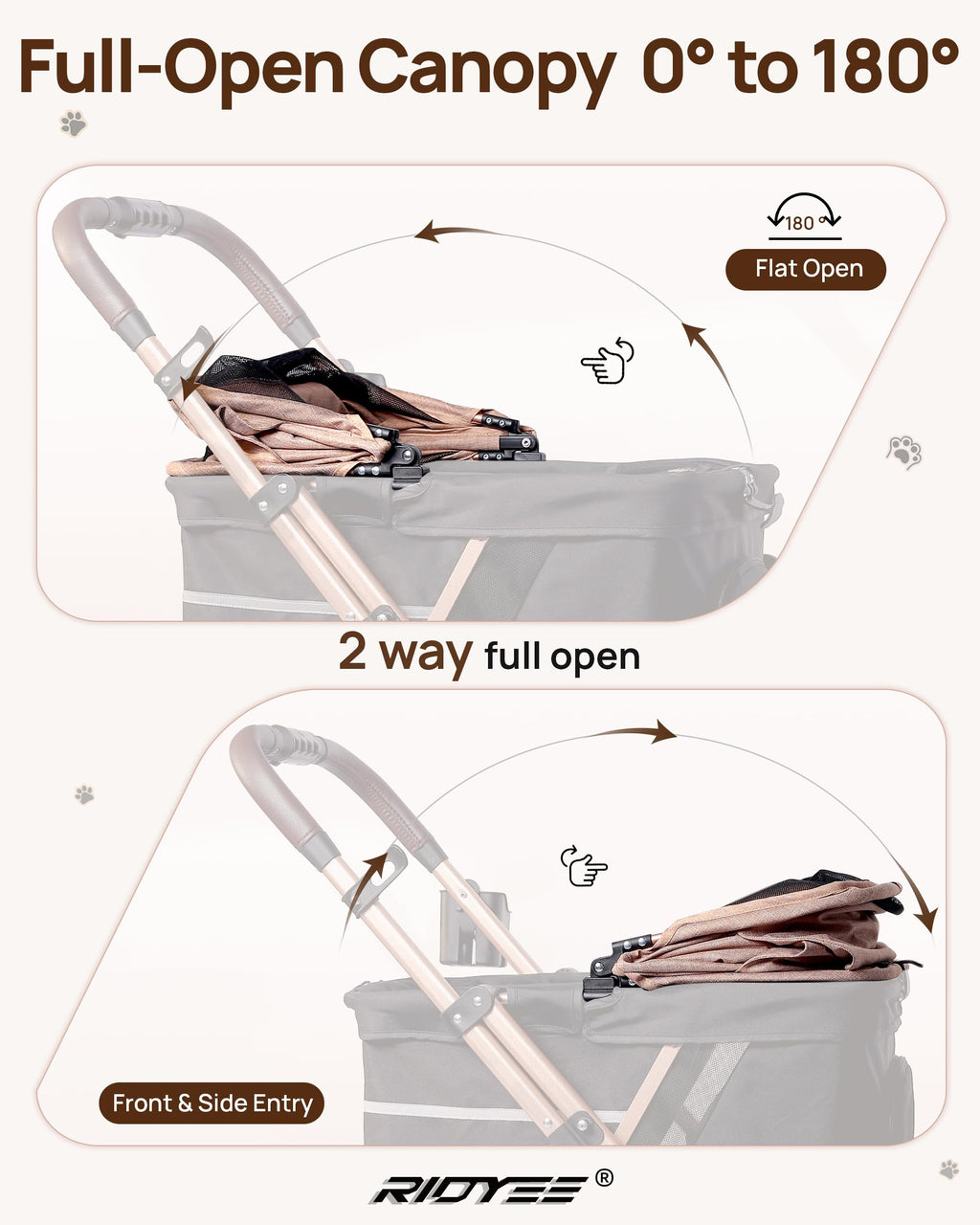 Foldable Dog Stroller H43377