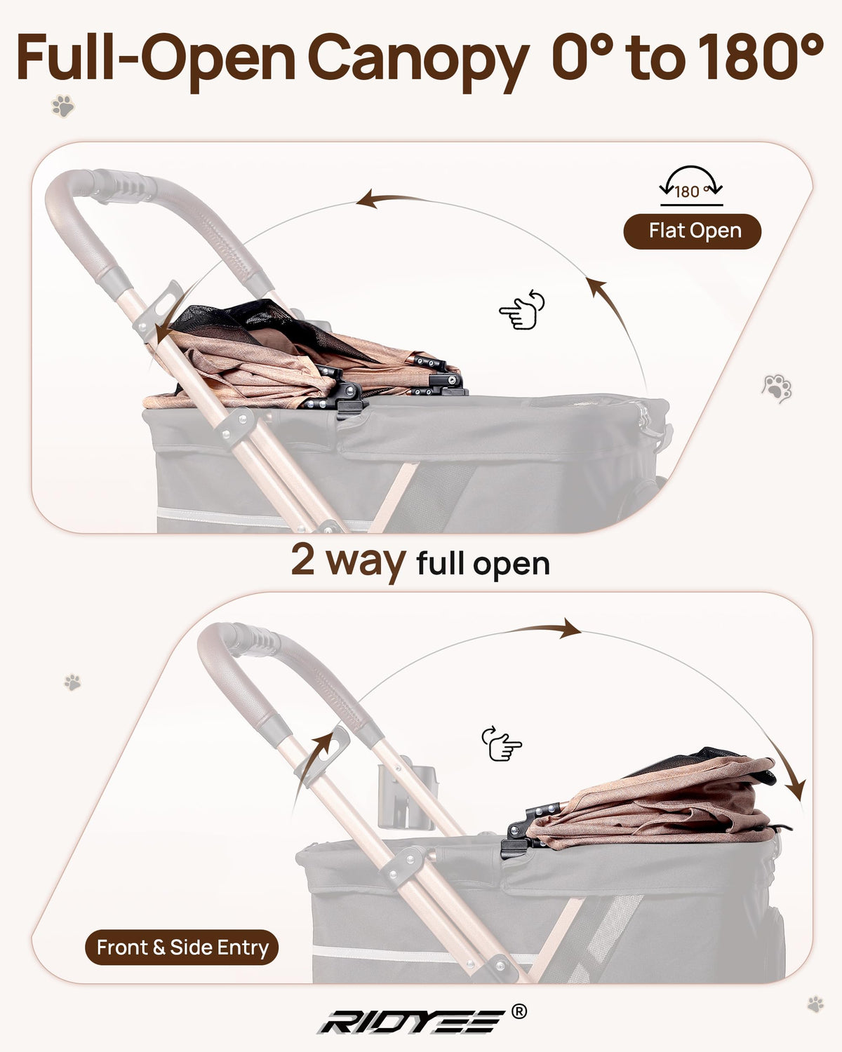 Foldable Dog Stroller H43377